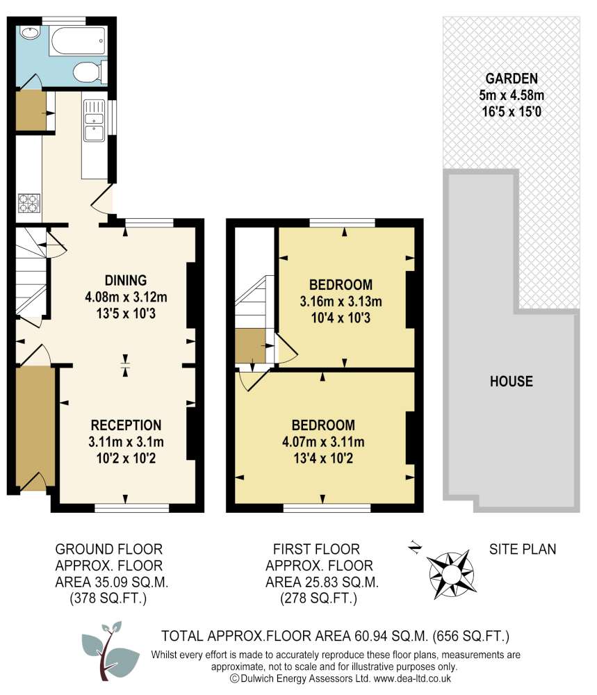 2 Bedroom House SE21 8BX Chalford Road Pickwick Estates