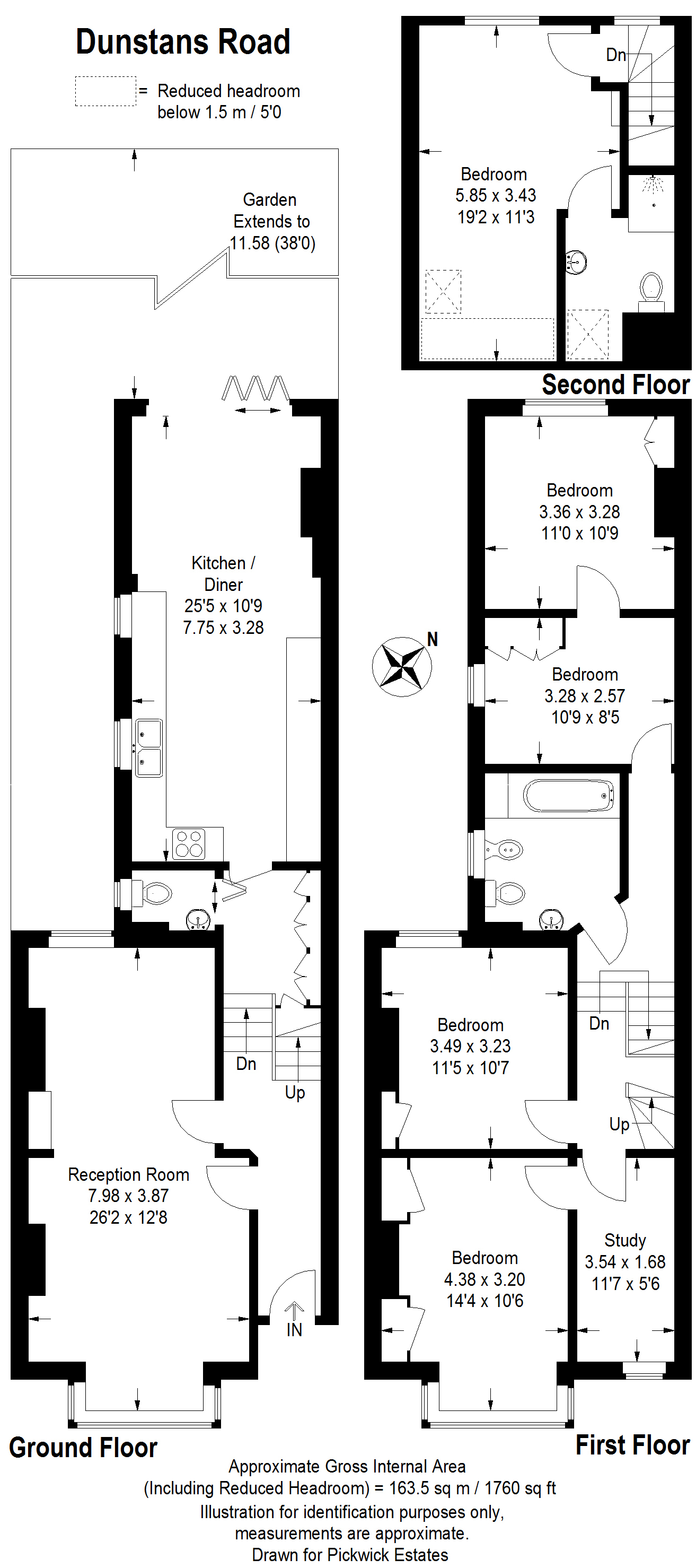 4 Bedroom House SE22 0ES Dunstans Road Pickwick Estates