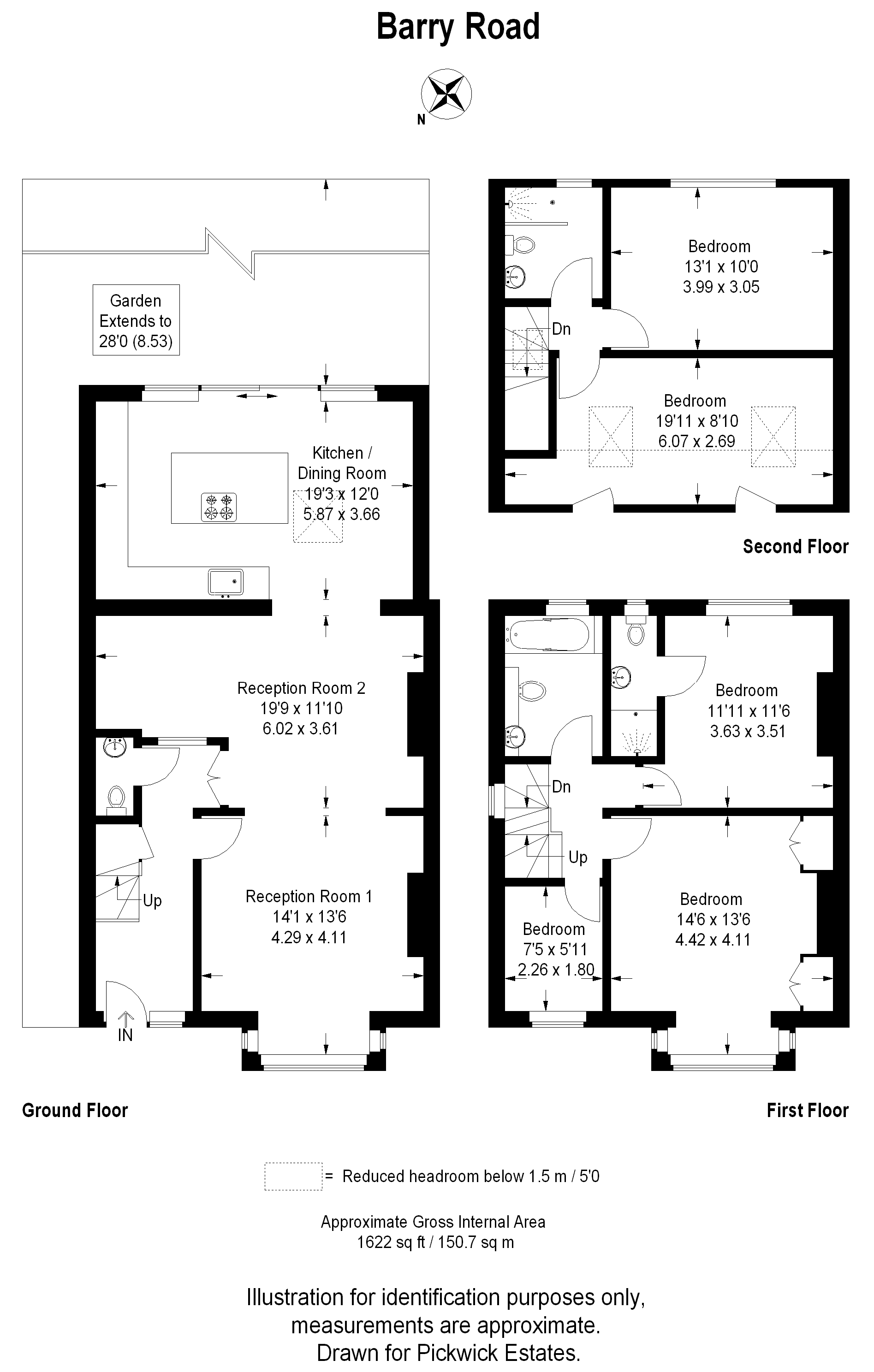 5 Bedroom House SE22 0JT Barry Road Pickwick Estates