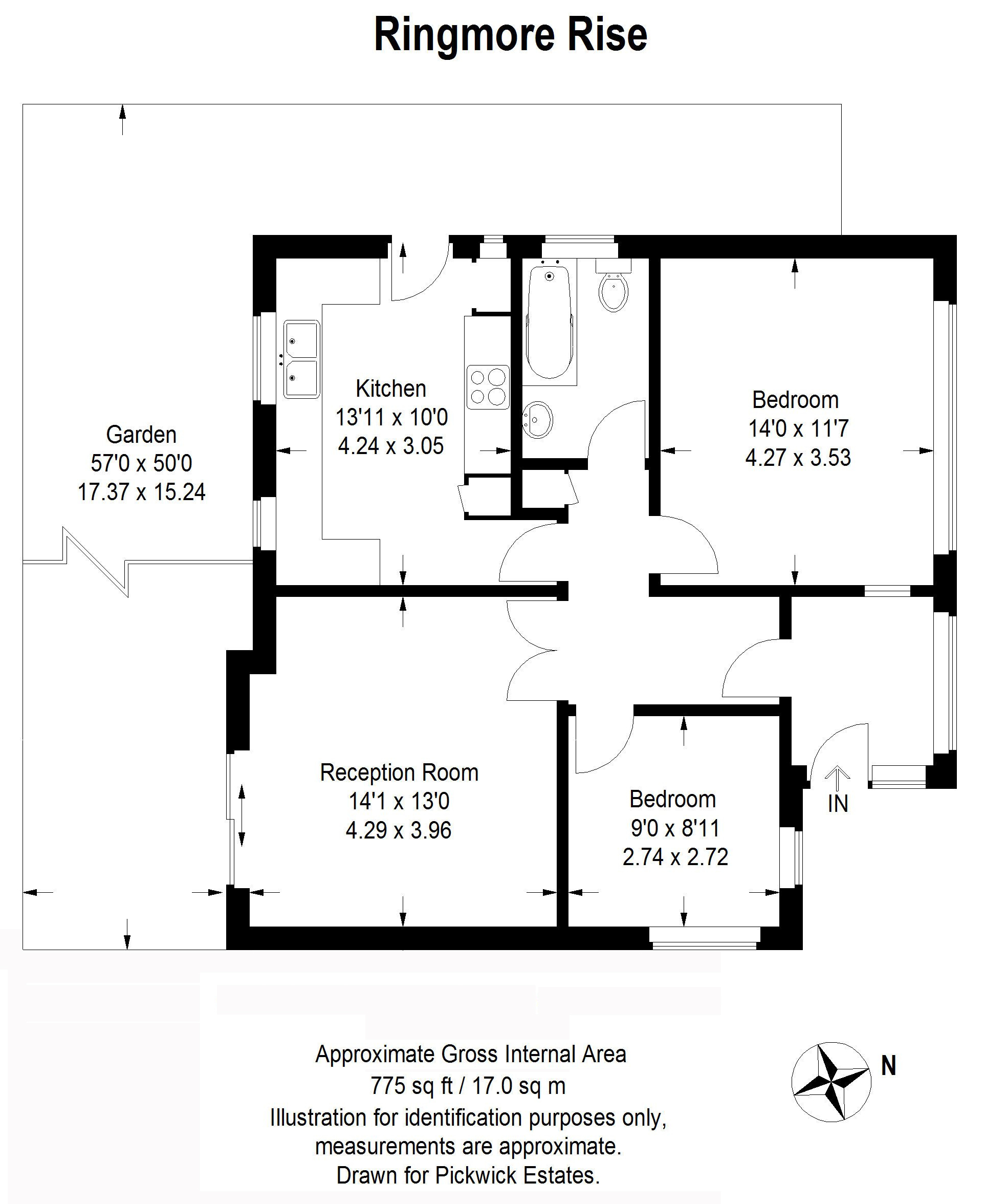 2 Bedroom House | SE23 3DE | Ringmore Rise | Pickwick Estates