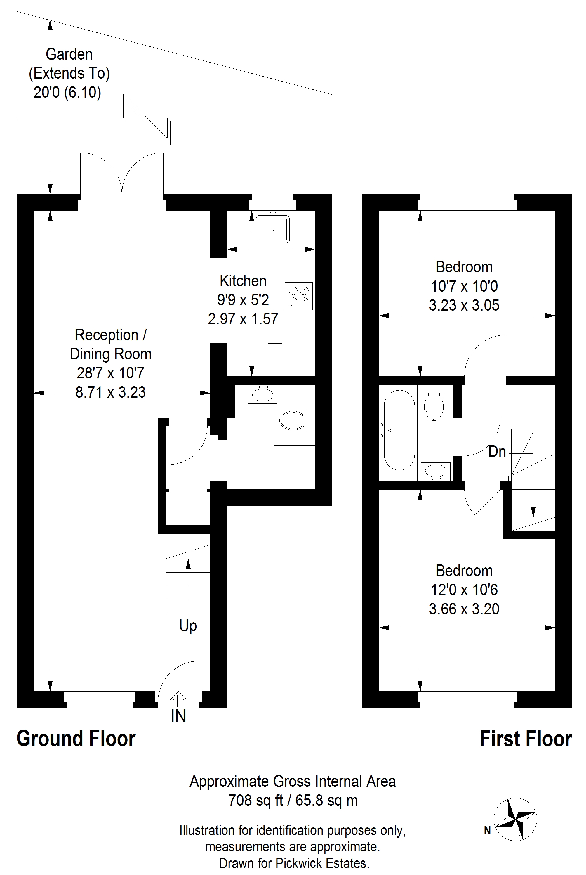 2 Bedroom House | SE23 3DF | Ringmore Rise | Pickwick Estates